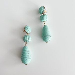 J. Crew Factory Drop Statement Earrings (Fresh Spearmint)